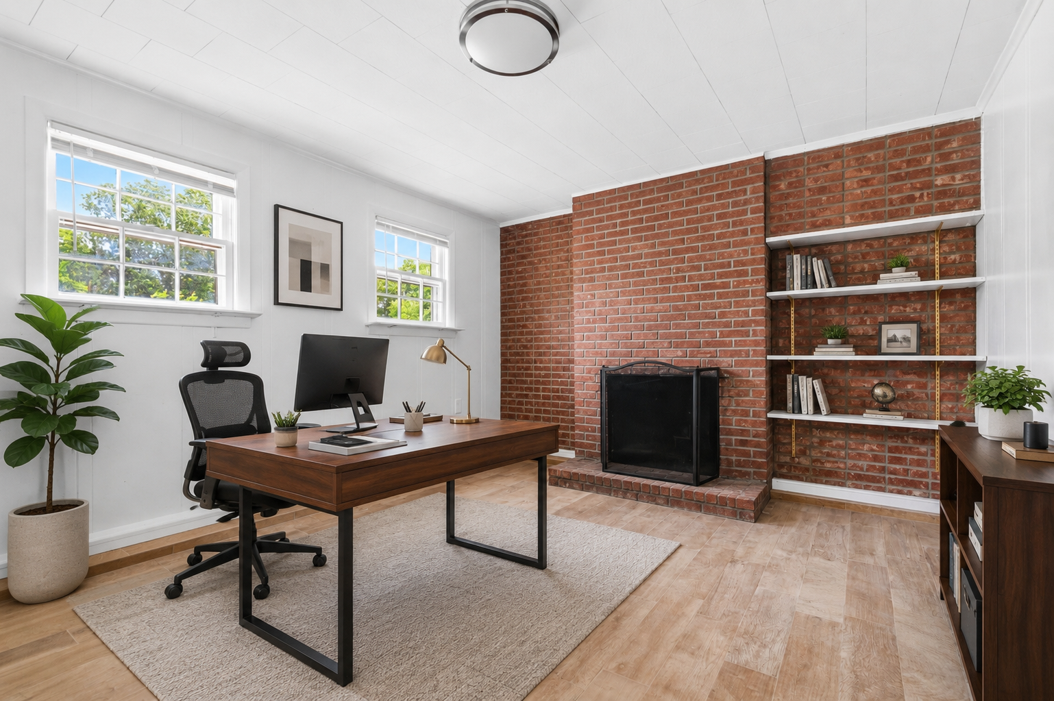 Lower level family room